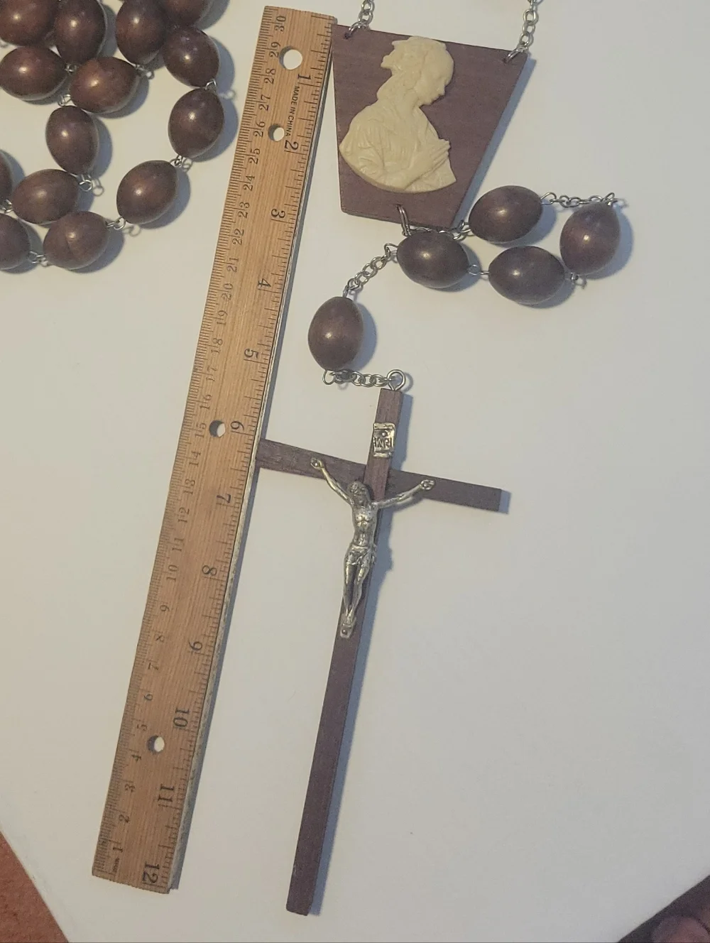 Wooden Rosary large vintage